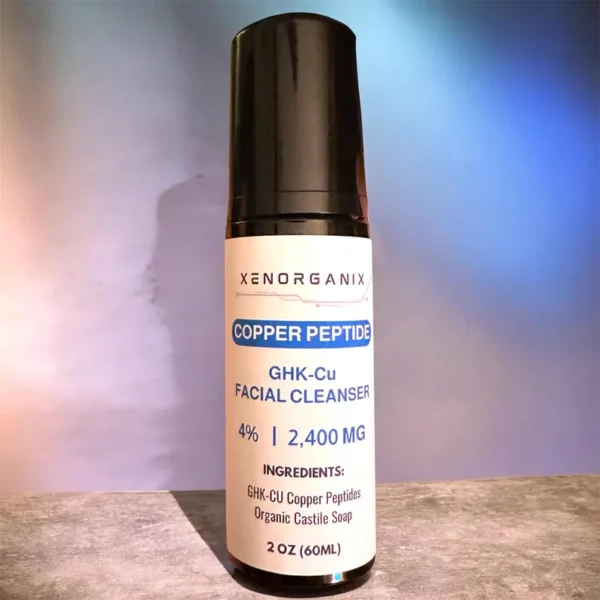Foaming Face Cleanser 2 fl oz with 4% GHK-Cu Copper Peptide